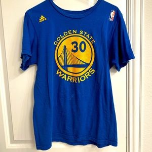 VINTAGE WOMEN’S NBA GOLDEN STATE WARRIORS BLUE T-SHIRT | Medium